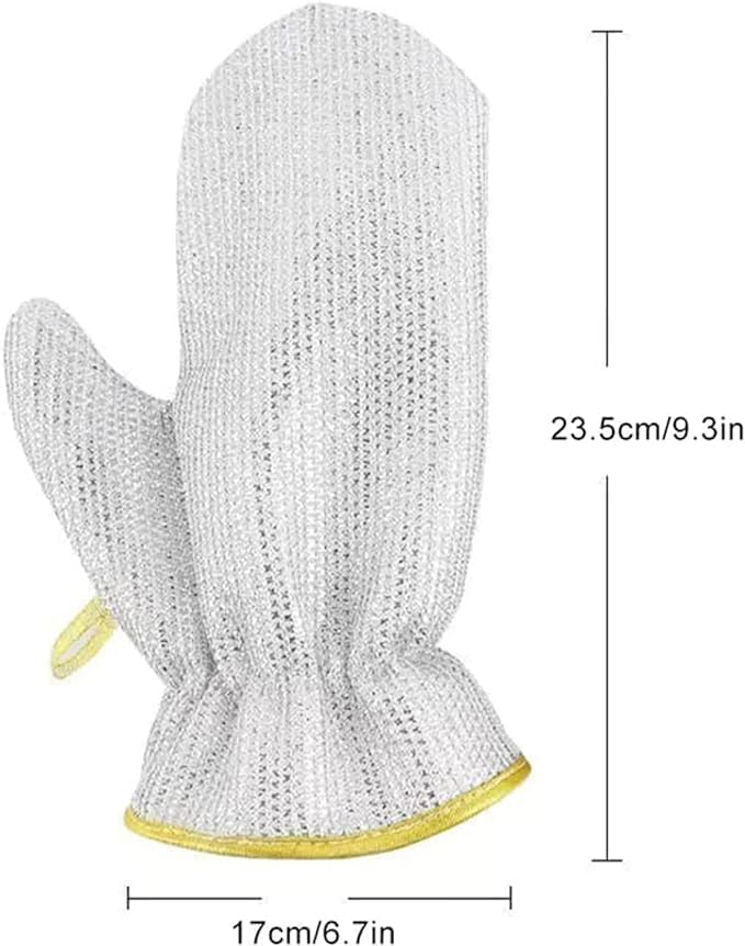 Aluminum Dishwashing Hand Gloves Non Scratch Wire (1 PIECE)