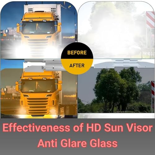 2-in-1 HD Car Sun Visor for Day & Night