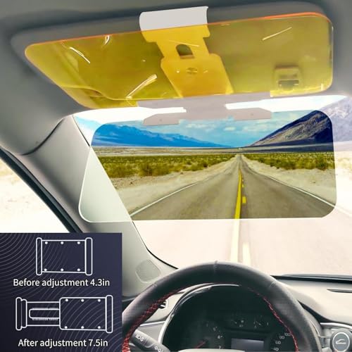 2-in-1 HD Car Sun Visor for Day & Night