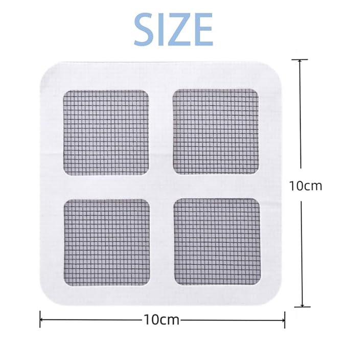 SHOWER DRAIN MESH STICKER (10 PCS SET)