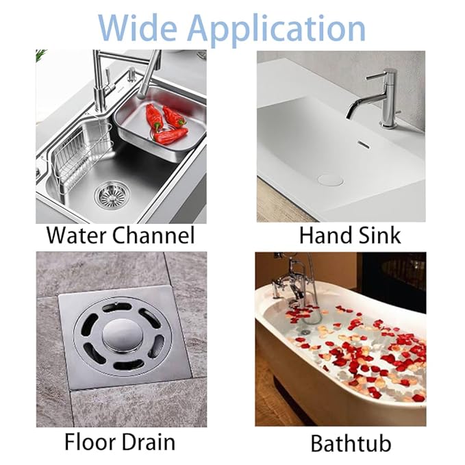 SHOWER DRAIN MESH STICKER (10 PCS SET)