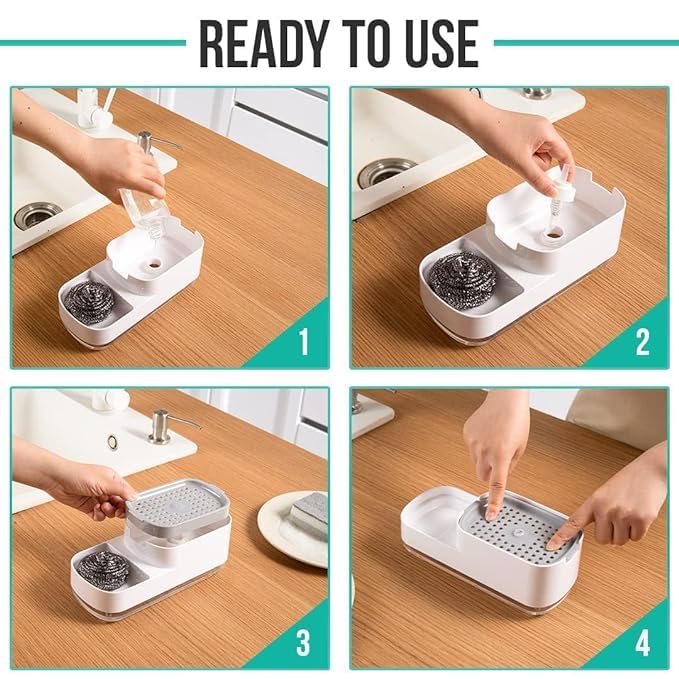 3 IN 1 LIQUID SOAP DISPENSER