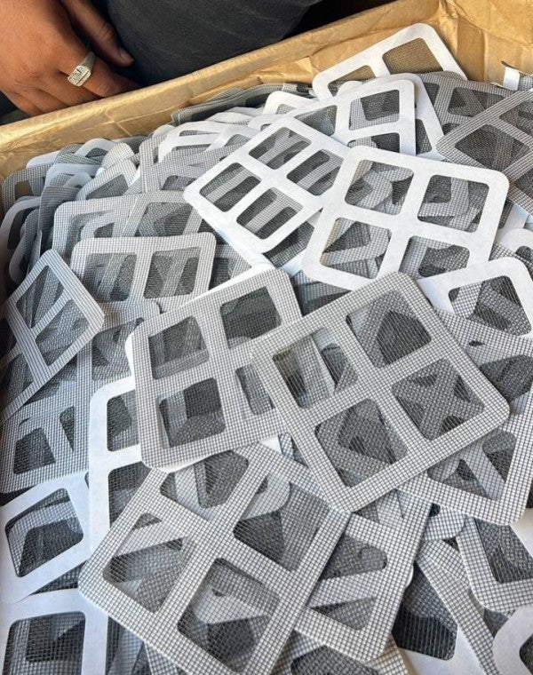 SHOWER DRAIN MESH STICKER (10 PCS SET)