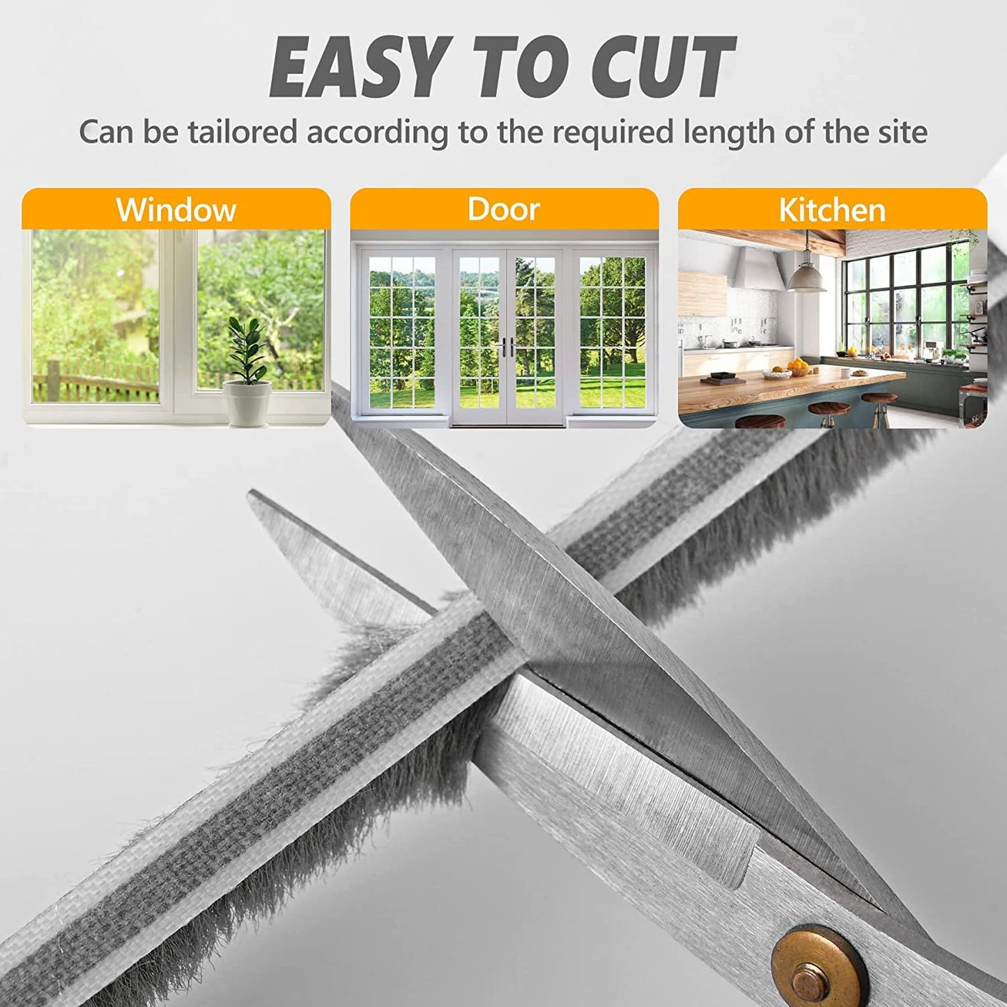 WINDPROOF SOUNDPROOF WINDOW SEALING STRIPS(10M)
