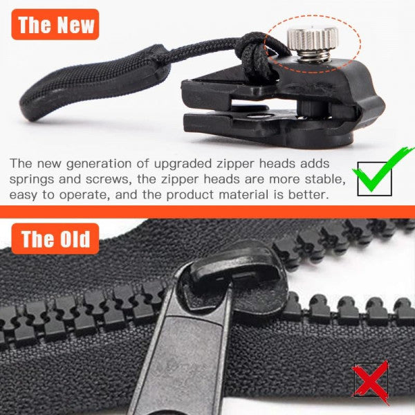 ZIPPER REPAIR KIT (3 Sets Instant Slider Replacement)