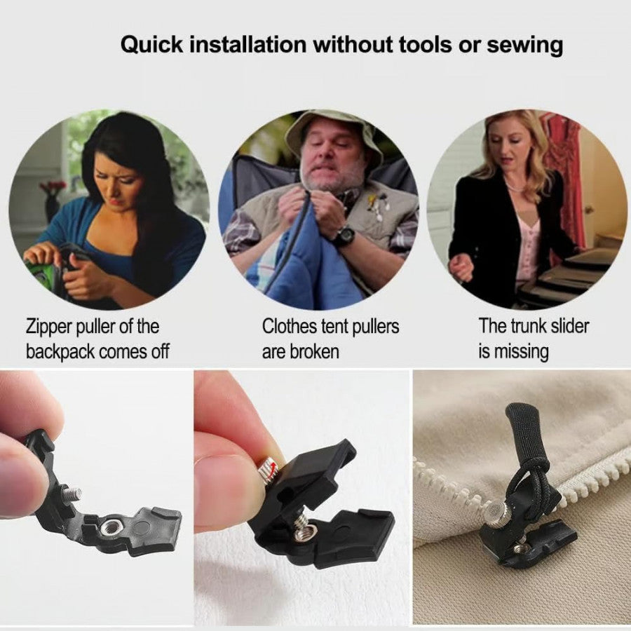 ZIPPER REPAIR KIT (3 Sets Instant Slider Replacement)