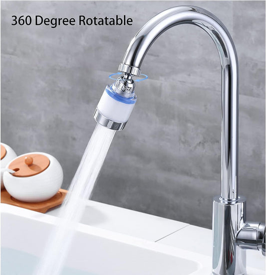 360-DEGREE ROTATING WATER FAUCET FILTER