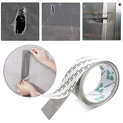 WINDOW SCREEN REPAIR TAP (200Cm X 5CM) (net Tape)