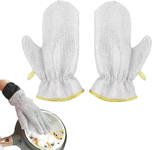 Aluminum Dishwashing Hand Gloves Non Scratch Wire (1 PIECE)