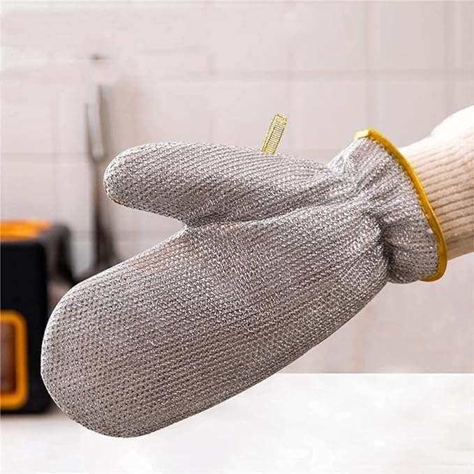 Aluminum Dishwashing Hand Gloves Non Scratch Wire (1 PIECE)