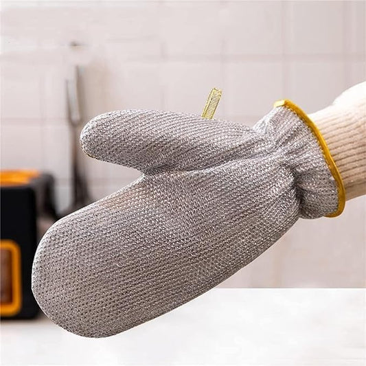 Aluminum Dishwashing Hand Gloves Non Scratch Wire (1 PIECE)