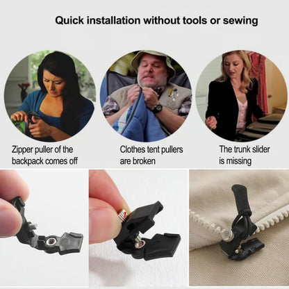 ZIPPER REPAIR KIT (3 Sets Instant Slider Replacement)